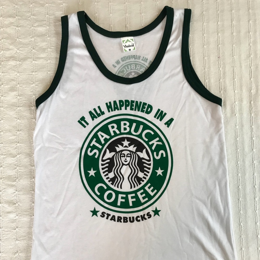 Fashion starbucks tanks